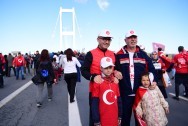 ÜSKÜDAR BELEDİYESİ 15 TEMMUZ ŞEHİT AİLELERİ VE GAZİLERLE İSTANBUL MARATONU ÖNCESİ BİR ARAYA GELDİ
