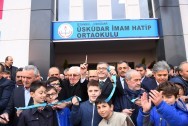 ÜSKÜDAR BELEDİYESİ TARAFINDAN İNŞA EDİLEN ÜSKÜDAR İMAM HATİP ORTAOKULU AÇILDI