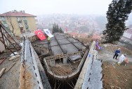 HATTAT HASAN ÇELEBİ CAMİİ'NİN TEMELİ DUALARLA ATILDI