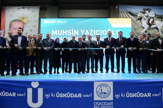 MERHUM MUHSİN YAZICIOĞLU'NUN İSMİ SPOR SALONUNA VERİLDİ MERHUM MUHSİN YAZICIOĞLU'NUN İSMİ SPOR SALONUNA VERİLDİ