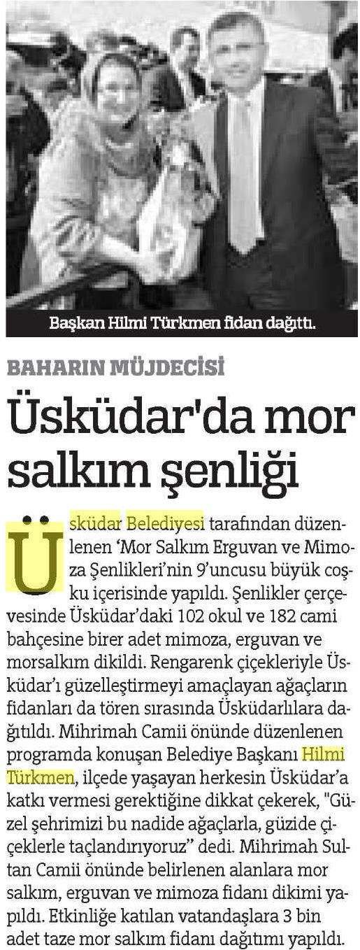 Üsküdar'da Mor Salkım Şenliği