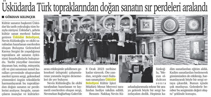 Üsküdar'da Türk Topraklarından Doğan Sanatın Sır Perdesi Aralandı