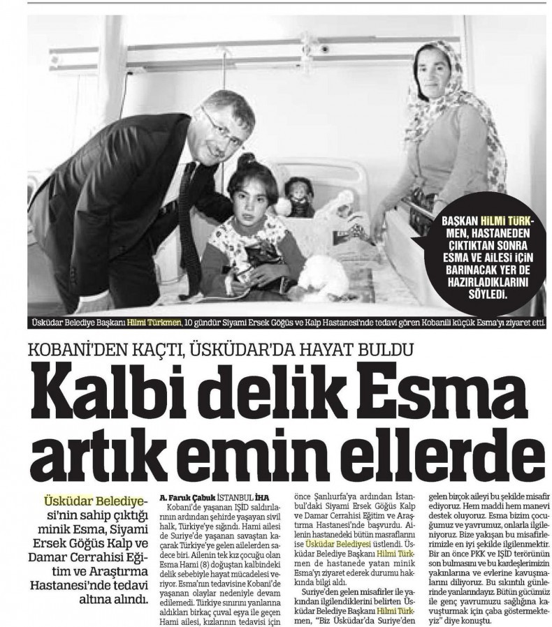 Kobani'den Kaçtı, Üsküdar'da Hayat Buldu Kobani'den Kaçtı, Üsküdar'da Hayat Buldu