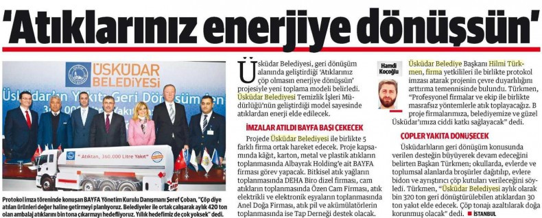 Atıklarınız Enerjiye Dönüşsün Atıklarınız Enerjiye Dönüşsün