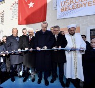 HACI HARUN EKŞİ CAMİİ CUMHURBAŞKANI RECEP TAYYİP ERDOĞAN'IN KATILIMLARIYLA İBADETE AÇILDI