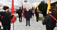 CUMHURİYETİMİZİN KURUCUSU GAZİ MUSTAFA KEMAL ATATÜRK YAPILAN RESMİ TÖRENLE ANILDI