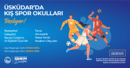 ÜSKÜDAR'IMIZDA KIŞ SPOR OKULLARI KAYITLARI BAŞLADI