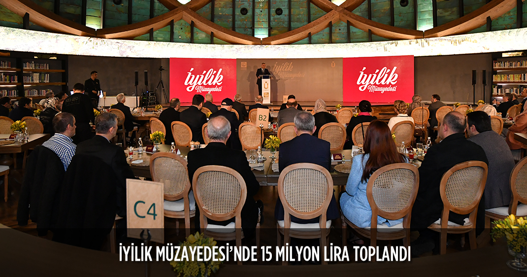 İYİLİK MÜZAYEDESİ'NDE 15 MİLYON LİRA TOPLANDI