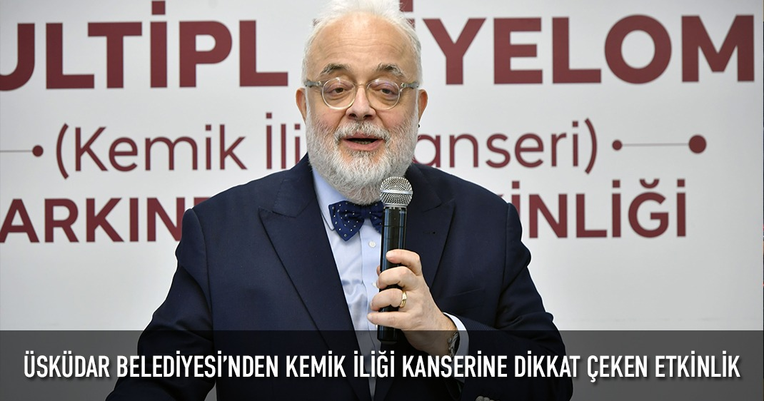 ÜSKÜDAR BELEDİYESİ'NDEN KEMİK İLİĞİ KANSERİNE DİKKAT ÇEKEN ETKİNLİK
