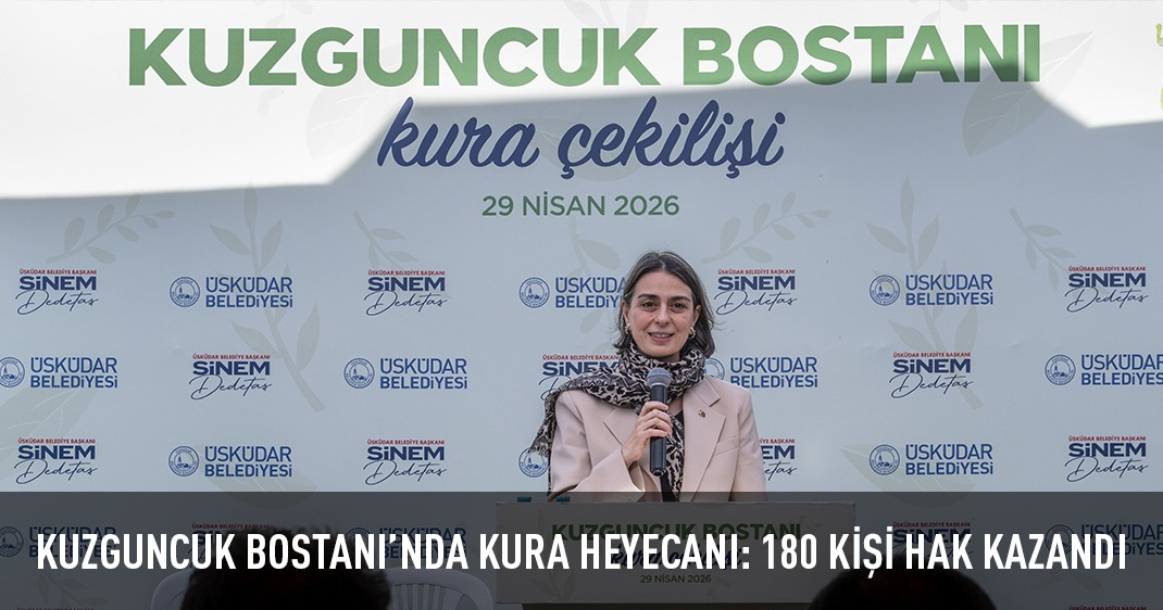 KUZGUNCUK BOSTANI'NDA KURA HEYECANI: 180 KİŞİ HAK KAZANDI
