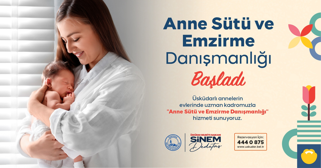 Üsküdar Belediyesi'nden Yeni Annelere Evde Destek: “Anne Sütü ve Emzirme Danışmanlığı” Hizmeti Başladı