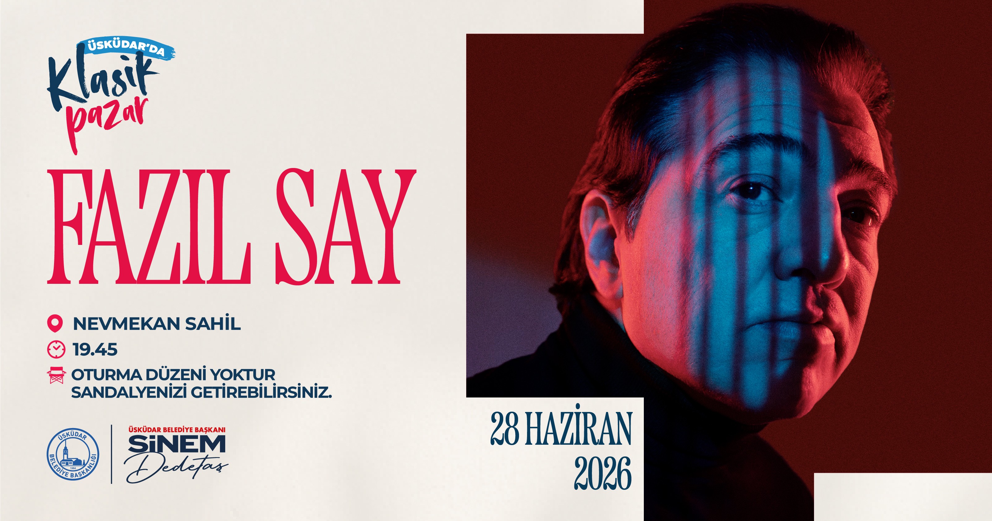 ÜSKÜDAR'IN ÖDÜLLÜ KLASİK PAZAR KONSERLERİ FAZIL SAY İLE YENİ SEZONA MERHABA DİYOR