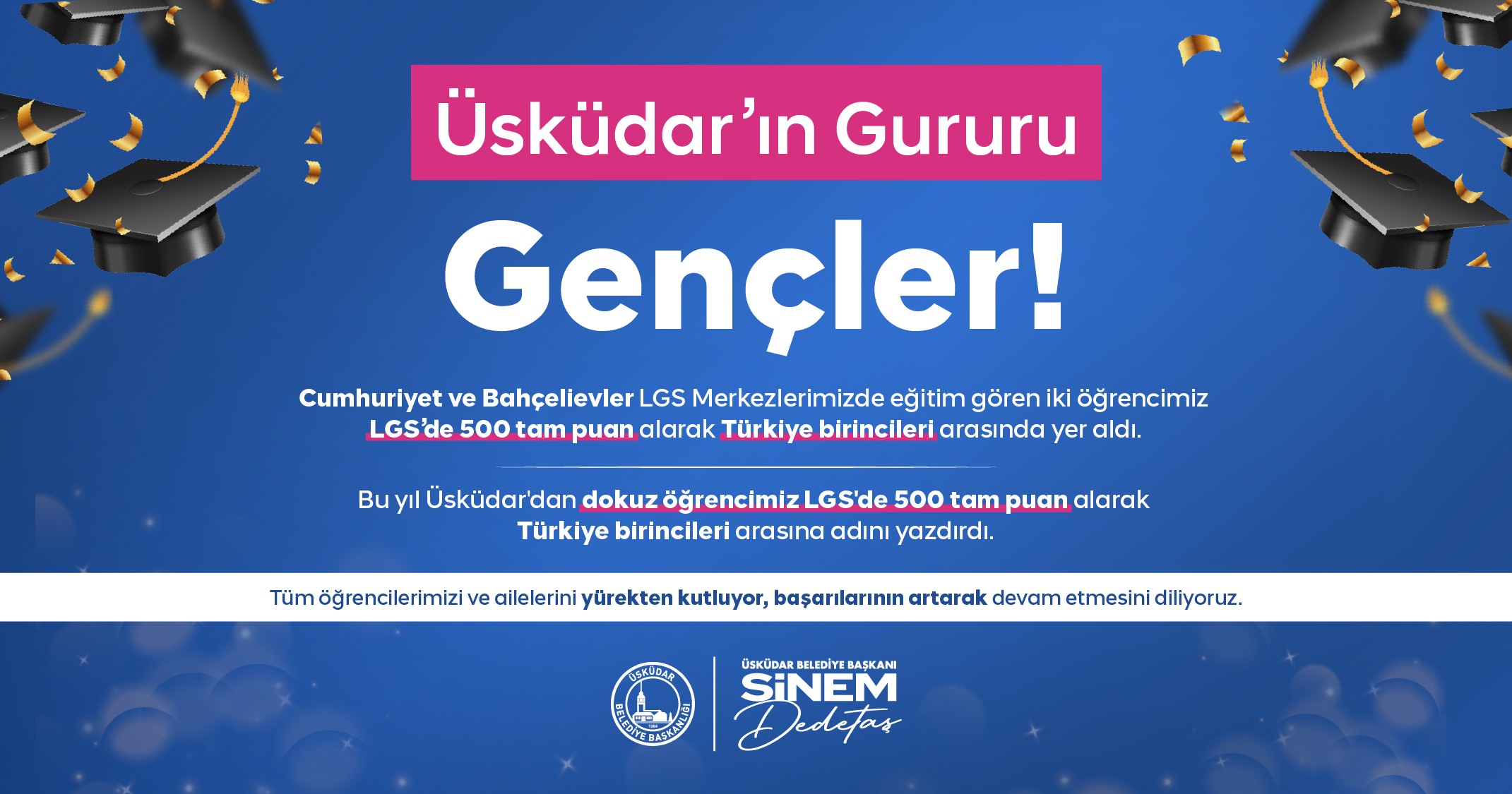 ÜSKÜDAR, LGS ‘DE BAŞARI GELENEĞİNİ SÜRDÜRDÜ