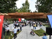 NECMETTİN ÖZTÜRK'ÜN ADINA YAPILAN PARK TÖRENLE AÇILDI