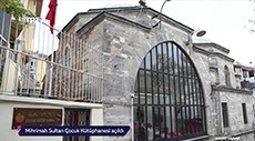 YENİLENEN MİHRİMAH SULTAN ÇOCUK KÜTÜPHANESİ AÇILDI